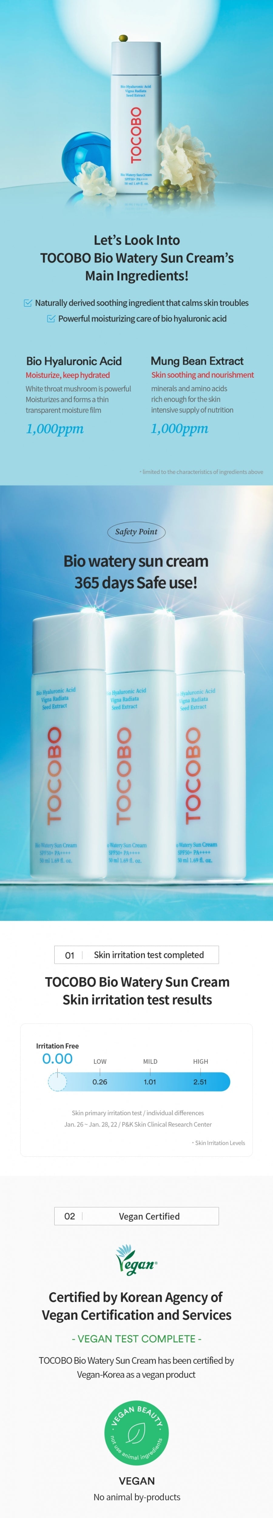 TOCOBO - Bio Watery Sun Cream - Gallery 3