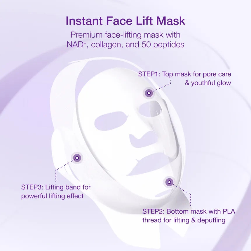 numbuzin - No.9 NAD Bio Lifting-sil Full Face Mask Set - Gallery 3