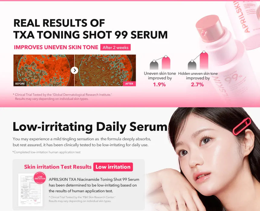 APRILSKIN - TXA Niacinamide Toning Shot 99 Serum - Gallery 3