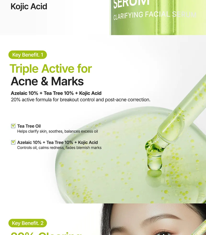 Purito SEOUL - Azelaic Acid 10 Kojic Tea Tree Serum 30ml - Gallery 3