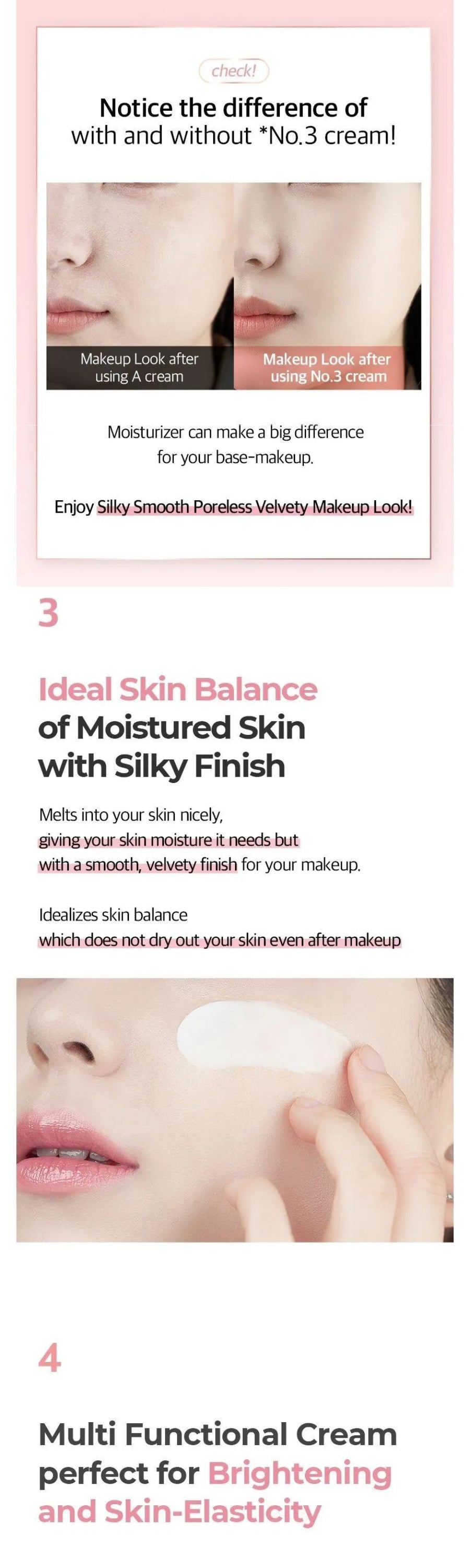 Numbuzin - No.3 Velvet Beauty Cream - Gallery 3