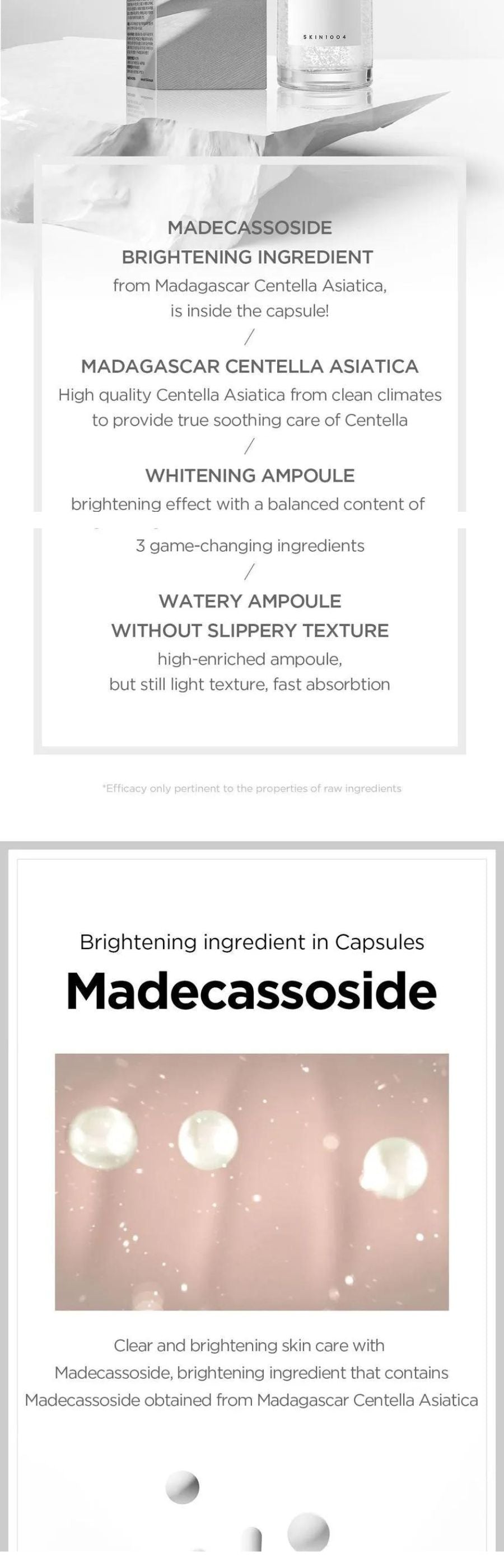 SKIN 1004 - Madagascar Centella Tone Brightening Capsule Ampoule - Gallery 3