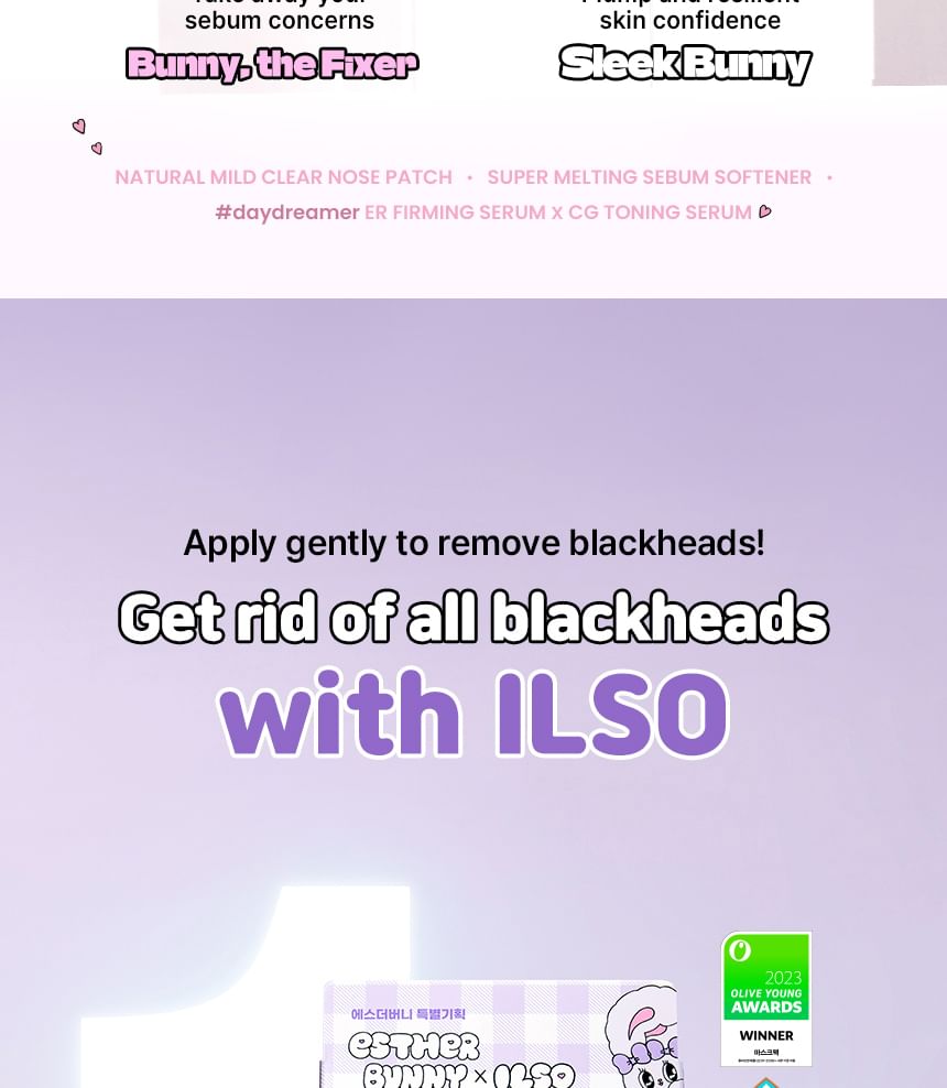 ilso - Natural Mild Clear Nose Pack Esther Bunny Edition - Gallery 4