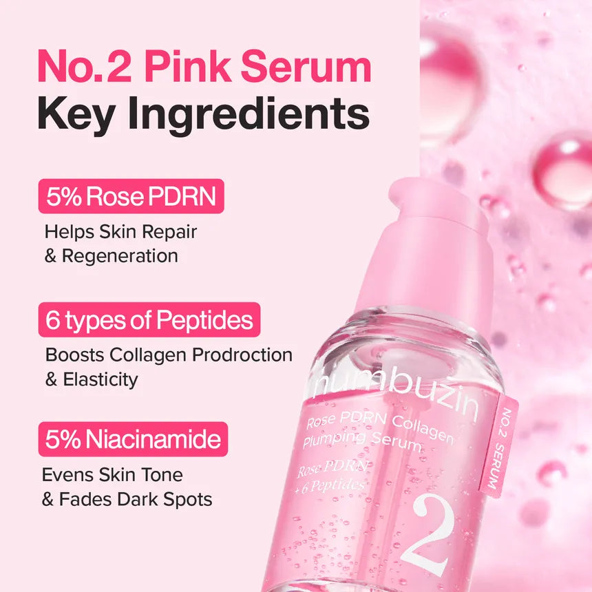 numbuzin - No.2 Rose PDRN Collagen Plumping Serum - Gallery 4