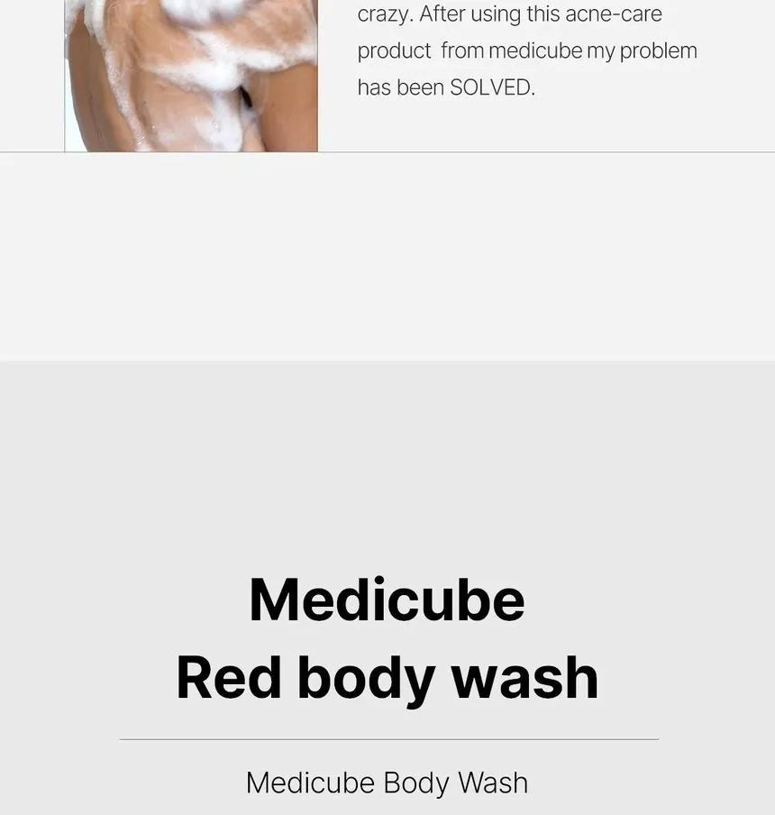 medicube - Red Body Wash - Gallery 4