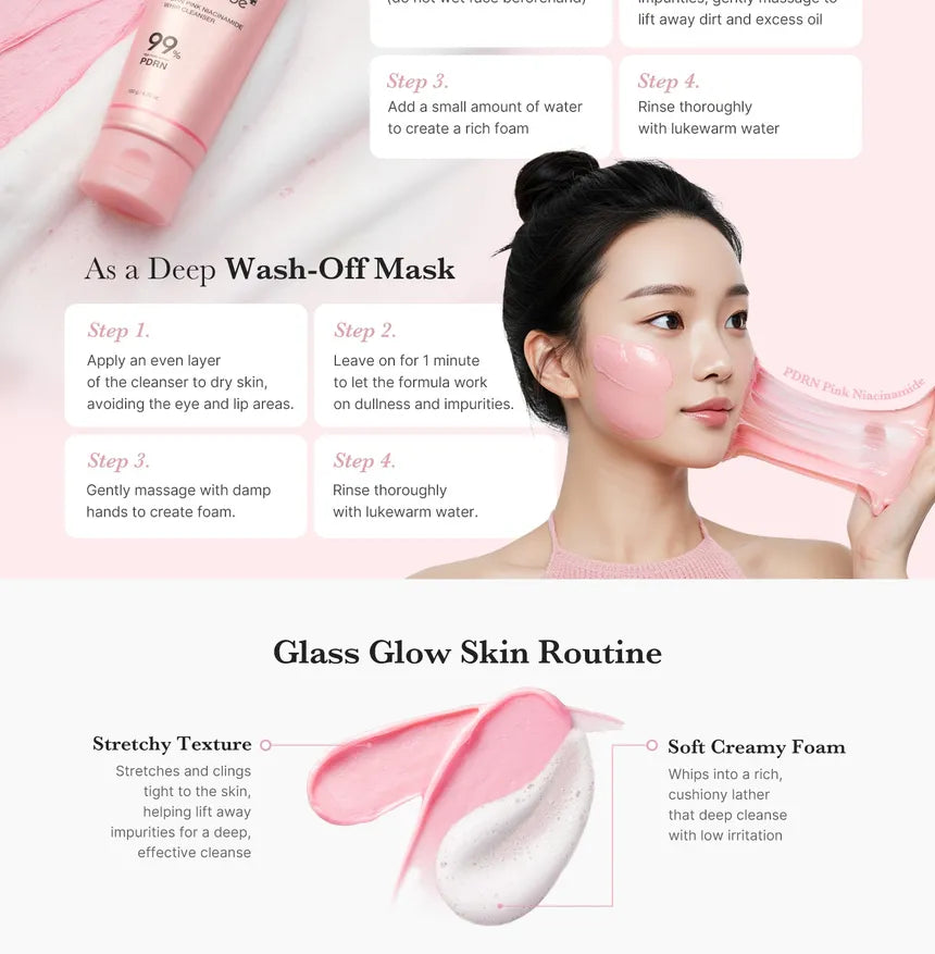 medicube - PDRN Pink Niacinamide Whip Cleanser 120g - Gallery 4
