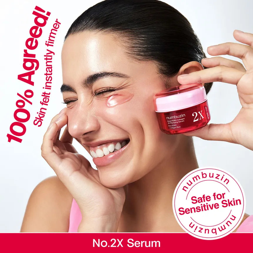 numbuzin - No.2 Rose PDRN Collagen 2X Plumping Serum - Gallery 4