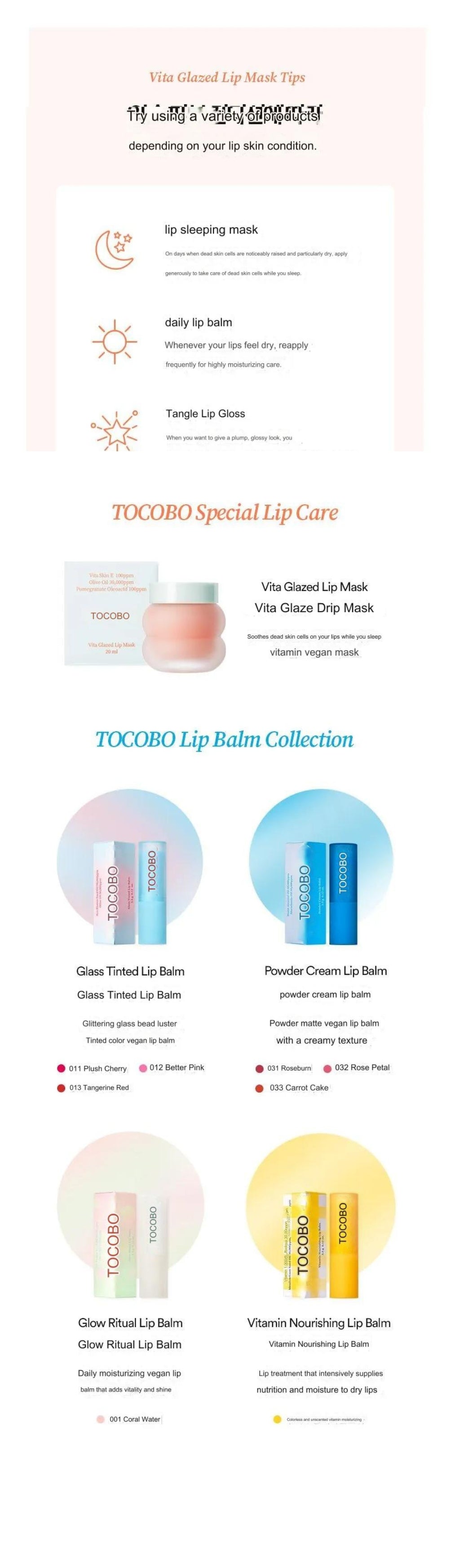 TOCOBO - Vita Glazed Lip Mask 20ml - Gallery 5