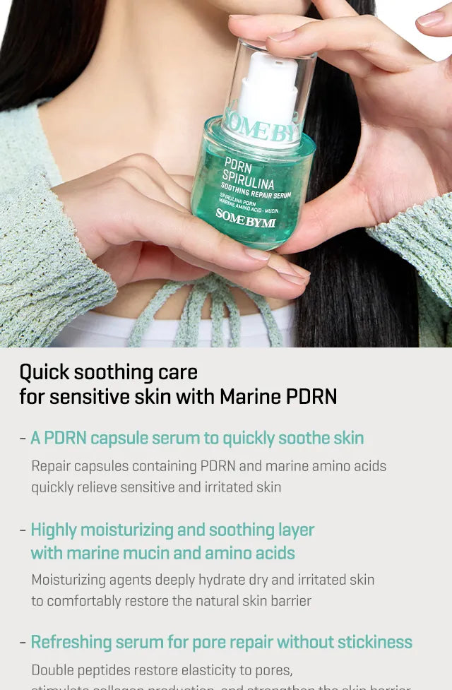 SOME BY MI - PDRN Spirulina Soothing Repair Serum 50ml - Gallery 5