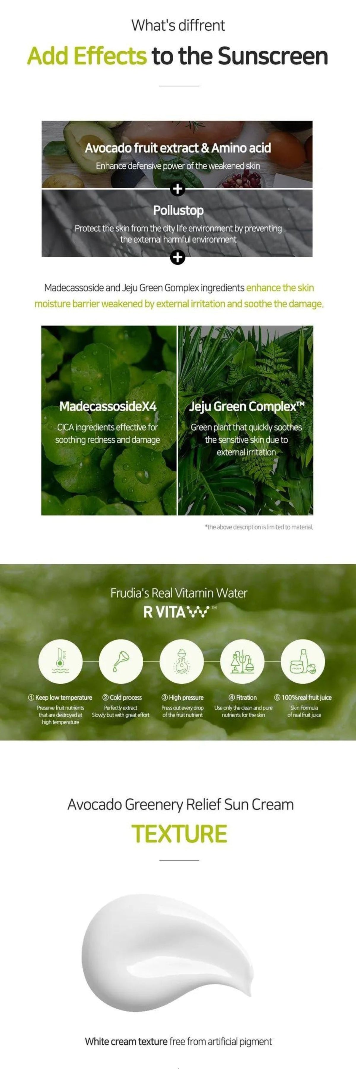 FRUDIA - Avocado Greenery Relief Sun Cream - Gallery 5