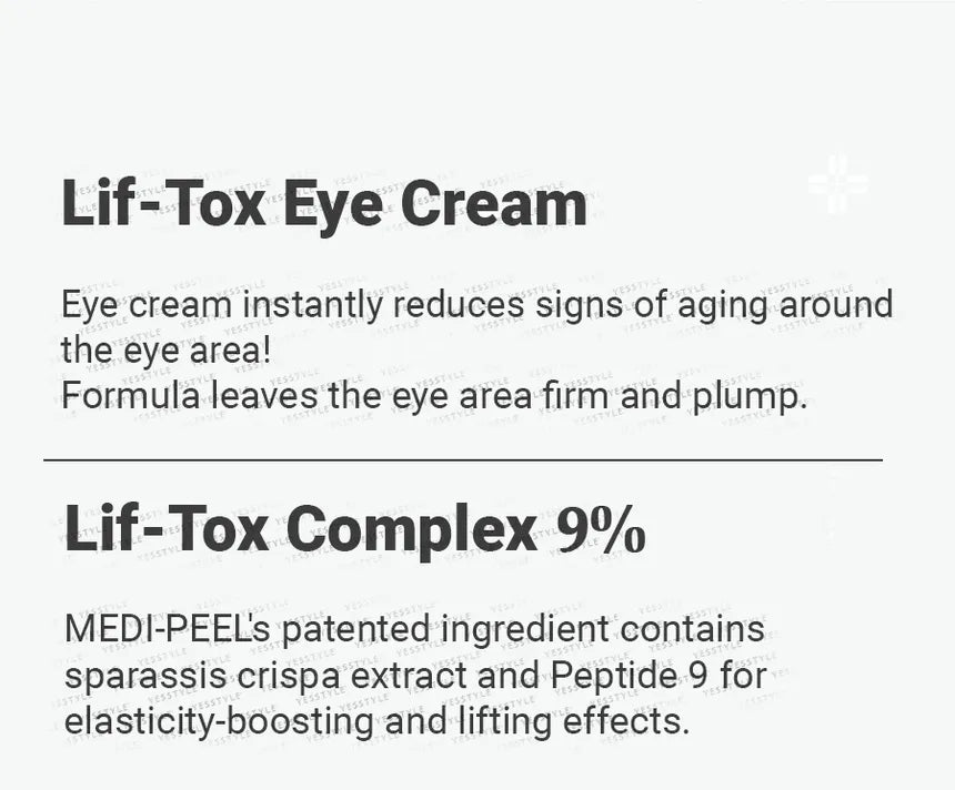 MEDI-PEEL - Peptide 9 Volume Lif-Tox Eye Cream - Gallery 5