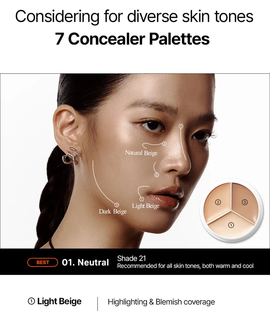 TFIT - Cover Up Pro Concealer - 7 Types - Gallery 6