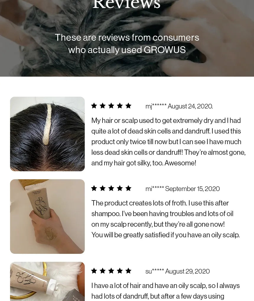 GROWUS - Sea Salt Therapy Scalp Scaler - Gallery 6
