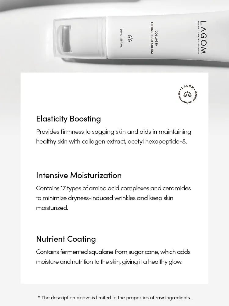 LAGOM - Collagen Lifting Neck Cream - Gallery 6