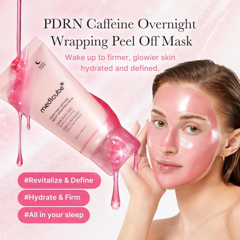medicube - PDRN Pink Caffeine Night Wrapping Mask 75ml - Gallery 2