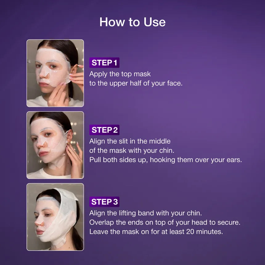 numbuzin - No.9 NAD Bio Lifting-sil Full Face Mask Set - Gallery 7