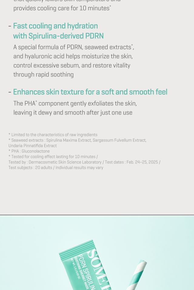 SOME BY MI - PDRN Spirulina Soothing Sherbet Mask Set - Gallery 6
