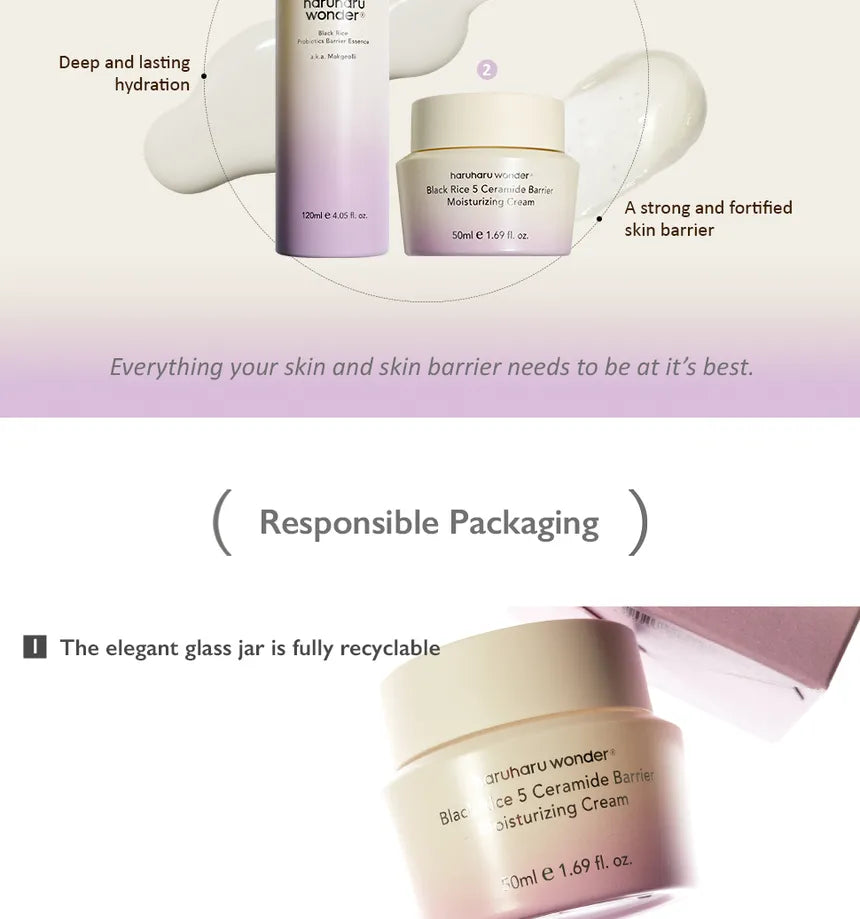 HaruHaru Wonder - Black Rice 5 Ceramide Barrier Moisturizing Cream - Gallery 7