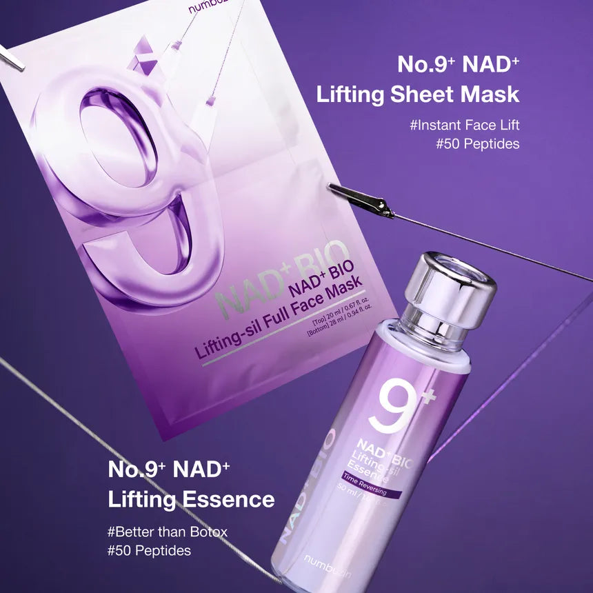 numbuzin - No.9 NAD Bio Lifting-sil Full Face Mask Set - Gallery 8