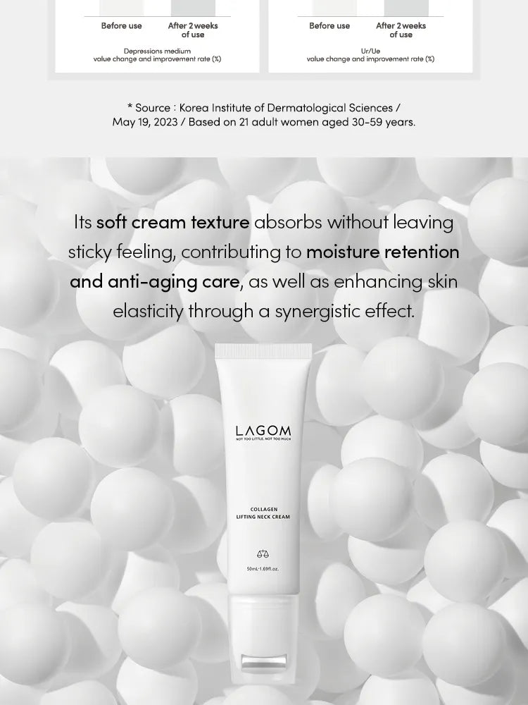LAGOM - Collagen Lifting Neck Cream - Gallery 8
