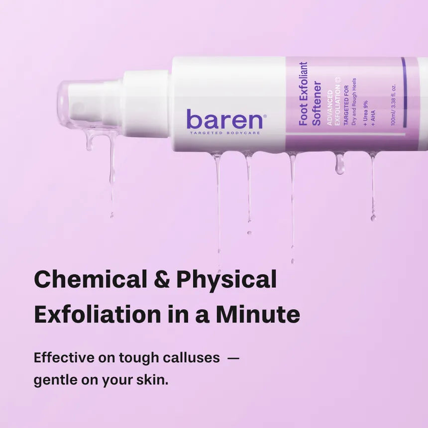 baren - Callus Remover Kit for Feet: Foot File & Peeling Foot Spray - Gallery 9