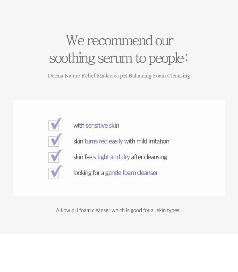 celimax - Derma Nature Relief Madecica pH Balancing Foam Cleansing - Gallery 4