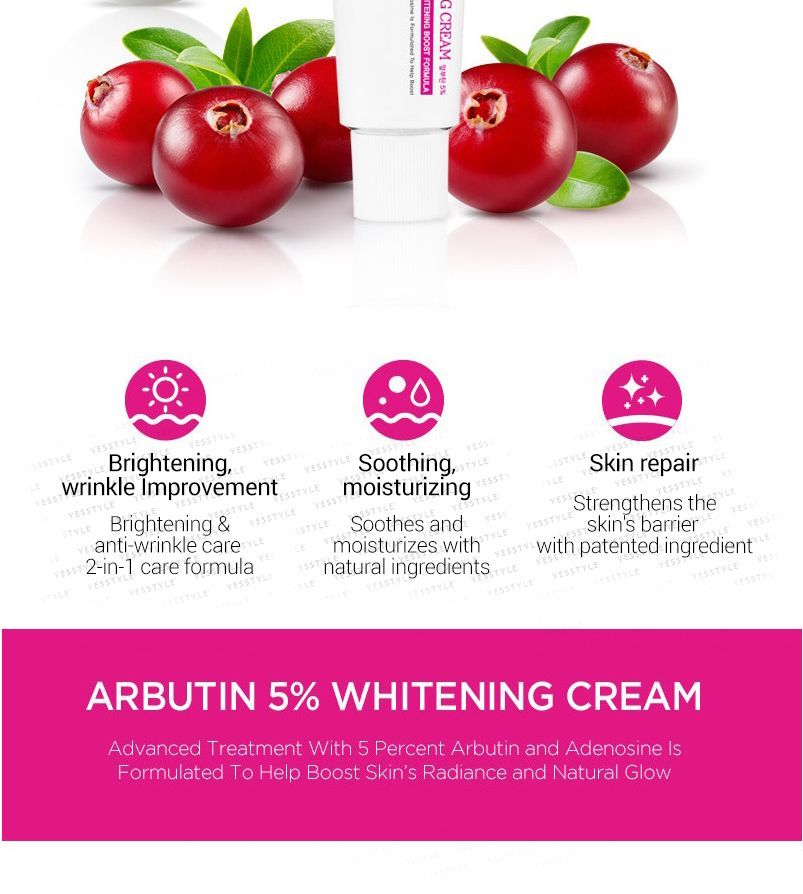 TOSOWOONG - Arbutin 5% Whitening Cream 50g - Gallery 2