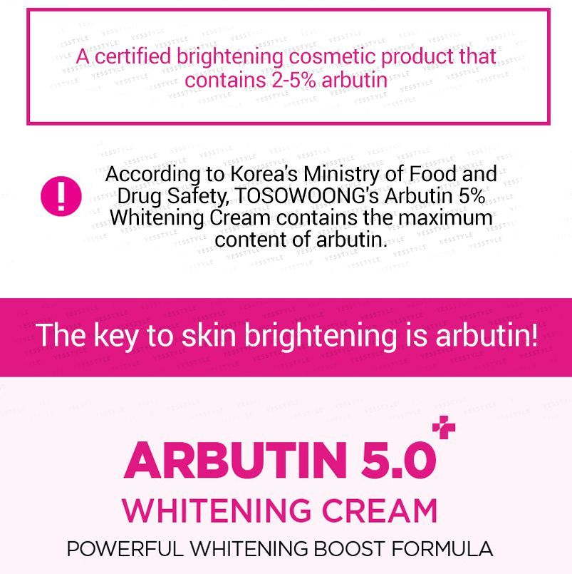 TOSOWOONG - Arbutin 5% Whitening Cream 50g - Gallery 7