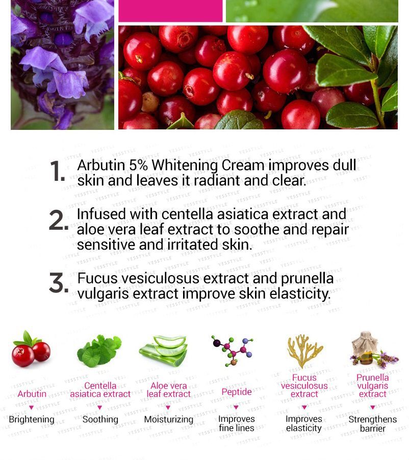 TOSOWOONG - Arbutin 5% Whitening Cream 50g - Gallery 18