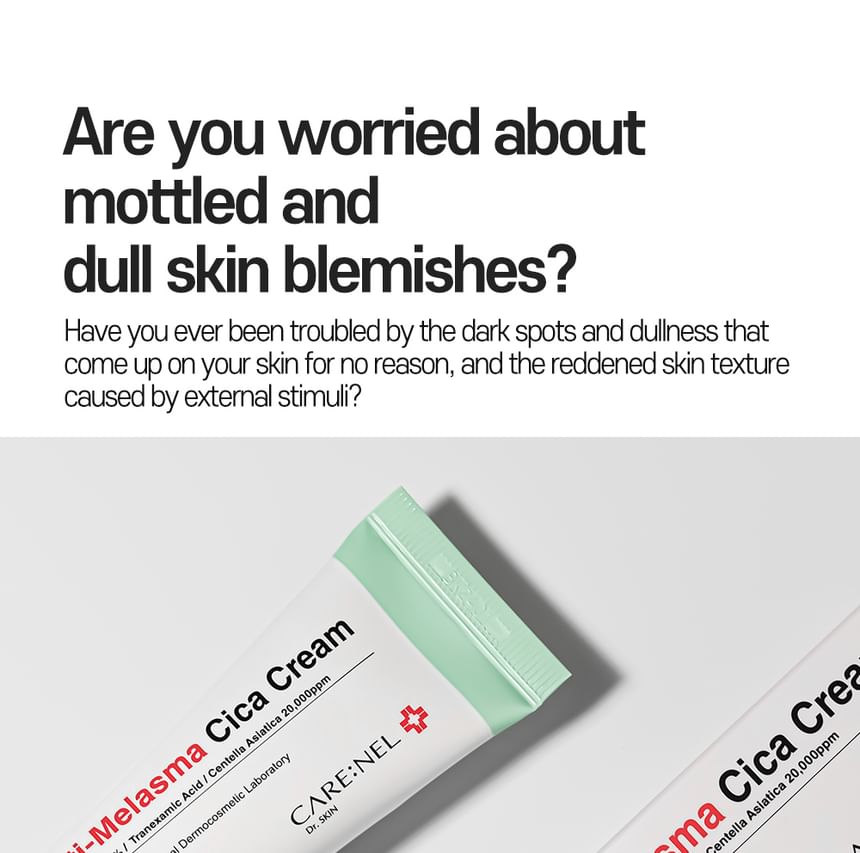 CARE:NEL - Anti-Melasma Cica Cream 40ml - Gallery 8