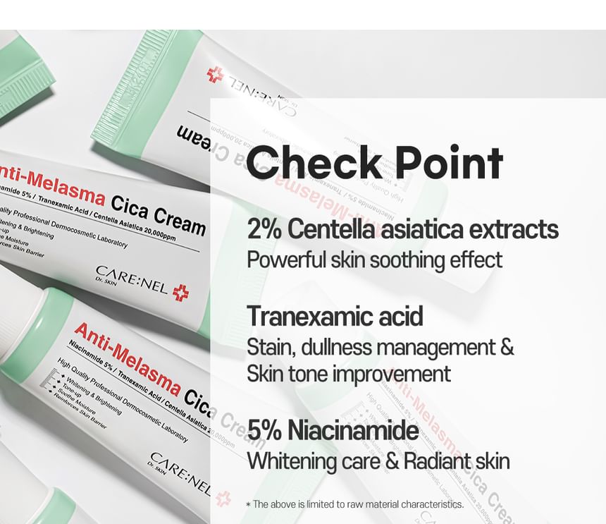 CARE:NEL - Anti-Melasma Cica Cream 40ml - Gallery 10