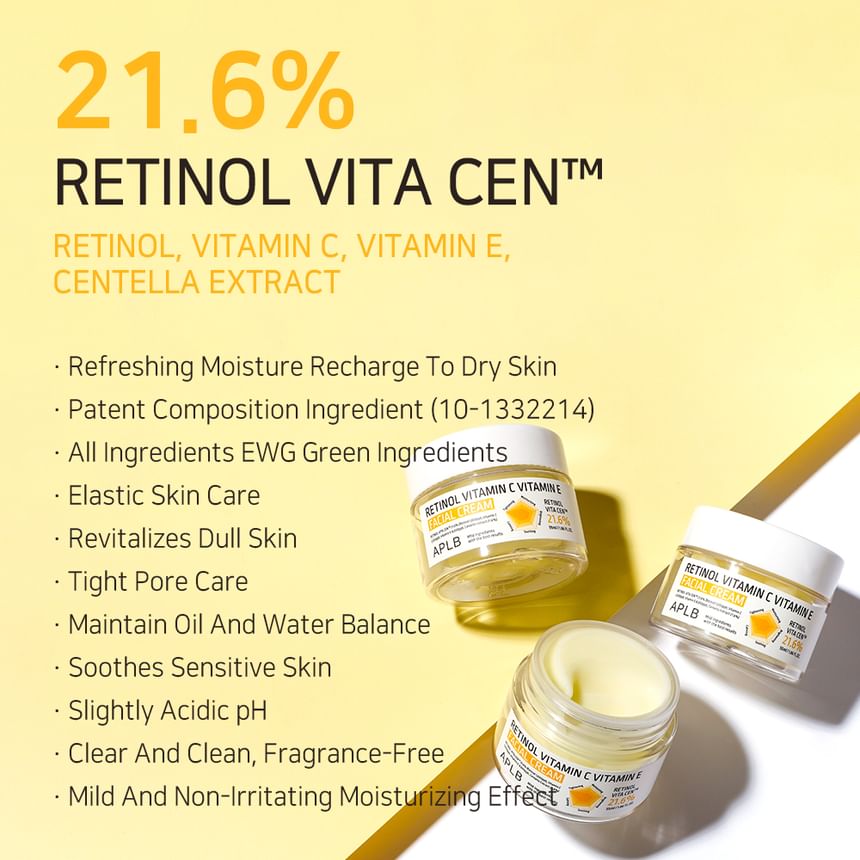 APLB - Retinol Vitamin C Vitamin E Facial Cream - Gallery 2