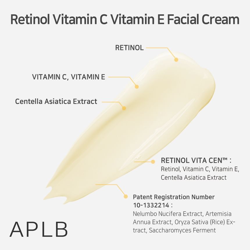 APLB - Retinol Vitamin C Vitamin E Facial Cream - Gallery 3