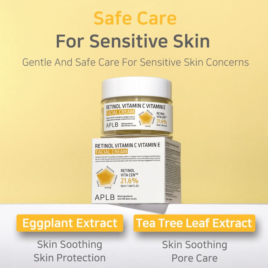 APLB - Retinol Vitamin C Vitamin E Facial Cream - Gallery 13