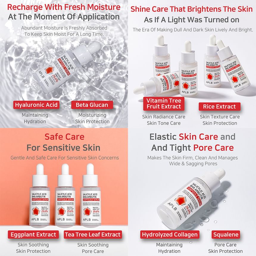 APLB - Salicylic Acid BHA Arbutin Ampoule Serum - Gallery 15