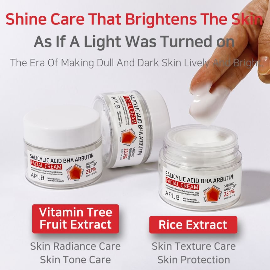 APLB - Salicylic Acid BHA Arbutin Facial Cream - Gallery 12