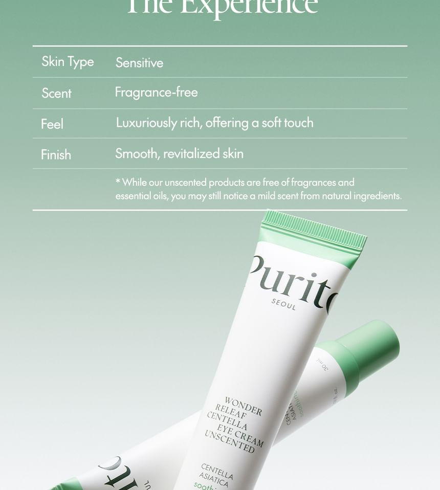 Purito SEOUL - Wonder Releaf Centella Eye Cream Unscented 30ml - Gallery 14