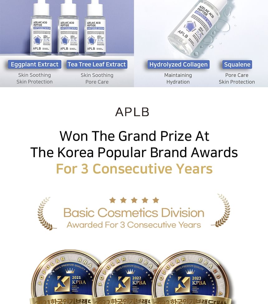 APLB - Azelaic Acid Peptide Ampoule Serum - Gallery 15