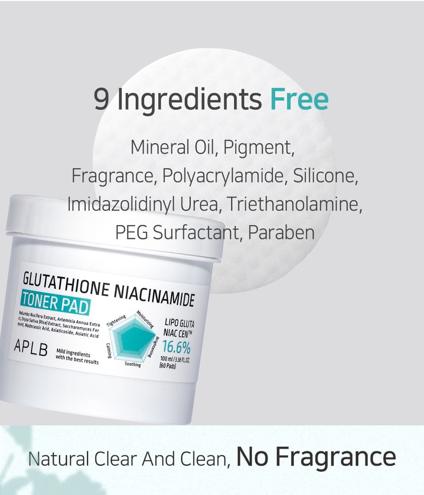 APLB - Glutathione Niacinamide Toner Pad - Gallery 7