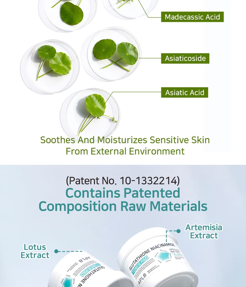 APLB - Glutathione Niacinamide Toner Pad - Gallery 9