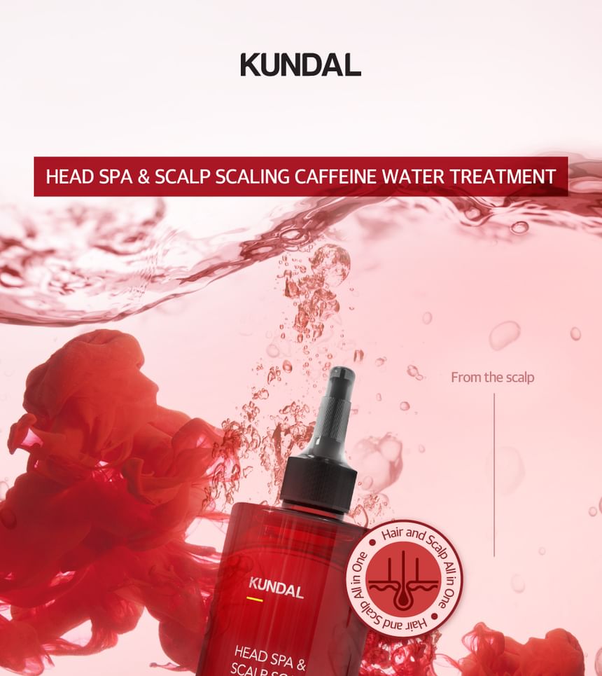 KUNDAL - Head Spa & Scalp Scaling Caffeine Water Treatment - Gallery 1