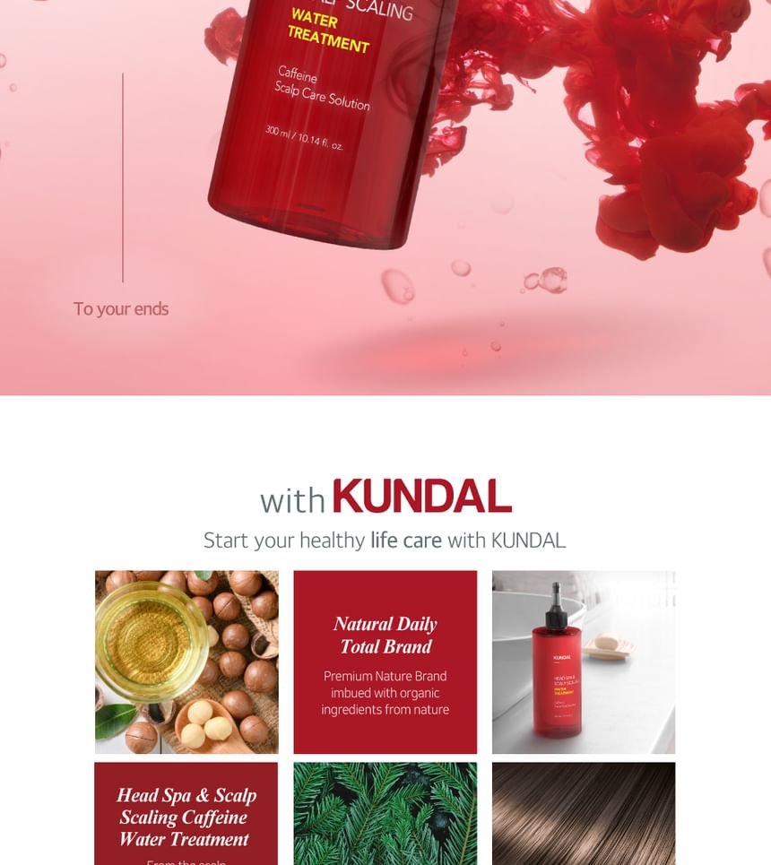 KUNDAL - Head Spa & Scalp Scaling Caffeine Water Treatment - Gallery 2