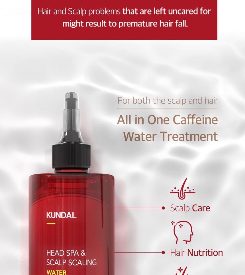 KUNDAL - Head Spa & Scalp Scaling Caffeine Water Treatment - Gallery 5