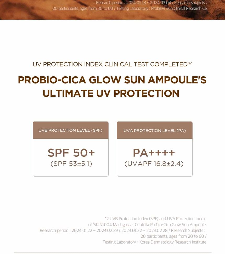 SKIN1004 - Madagascar Centella Probio-Cica Glow Sun Ampoule 50ml - Gallery 4