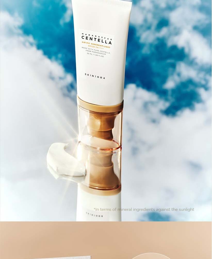 SKIN1004 - Madagascar Centella Air Fit Suncream Light - Gallery 3