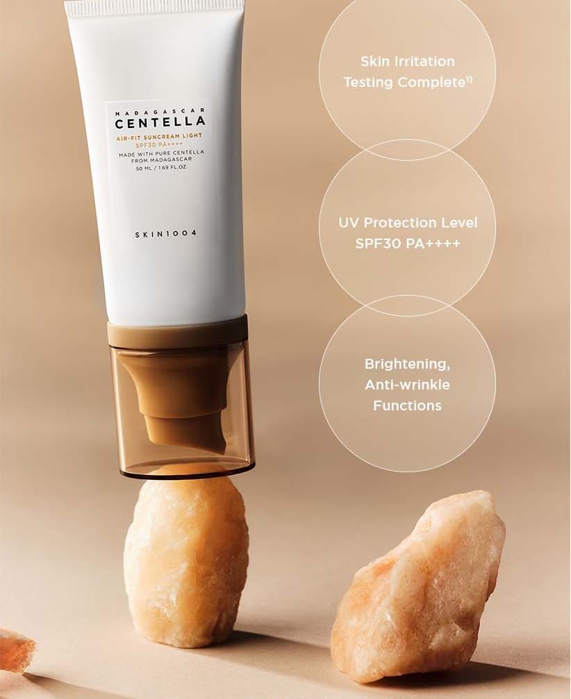 SKIN1004 - Madagascar Centella Air Fit Suncream Light - Gallery 4