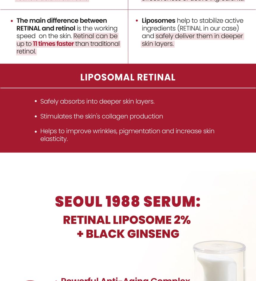 KSECRET - SEOUL 1988 Serum : Retinal Liposome 2% + Black Ginseng Bundle Set - Gallery 6
