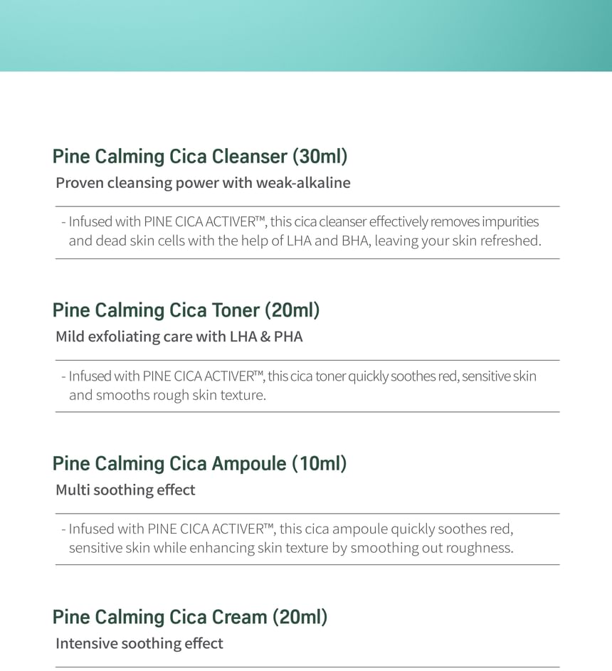 ROUND LAB - Pine Calming Cica Trial Kit - Gallery 7