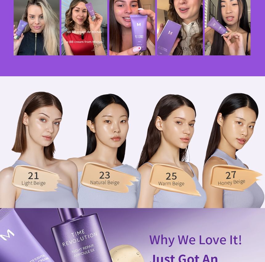MISSHA - Perfect Cover Serum B.B Cream Mini - 4 Colors - Gallery 2