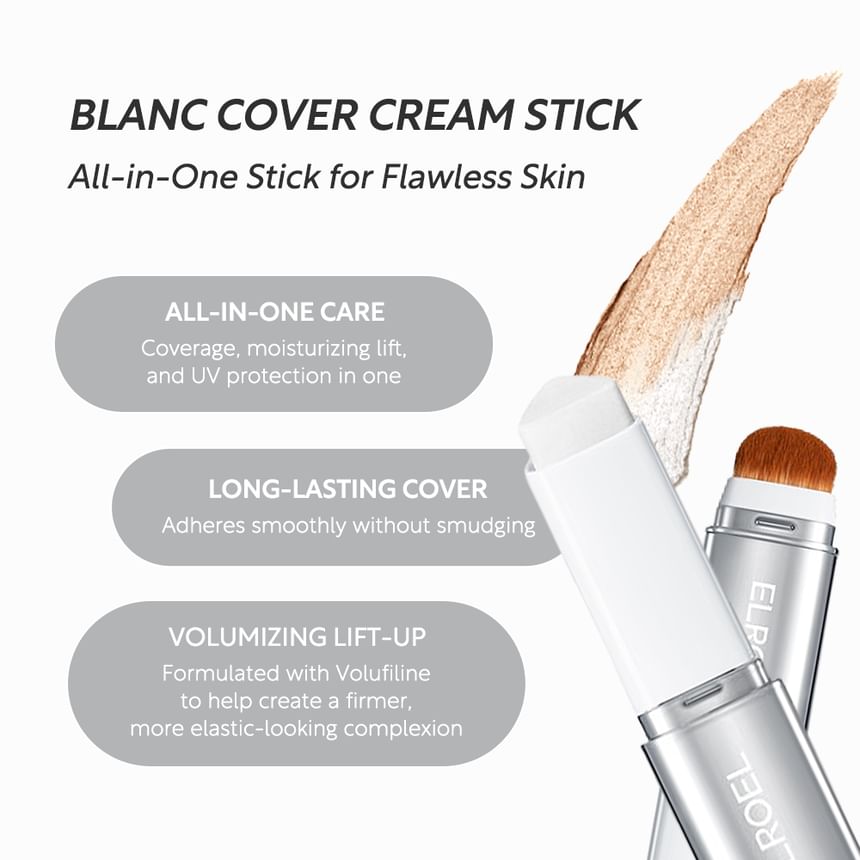 ELROEL - Blanc Cover Cream Stick - 3 Colors - Gallery 1